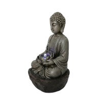 Willow &amp; Silk Meditation Buddha 25x23x41cm