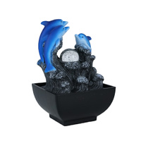 Willow &amp; Silk Dolphin Surfing 14x14x20cm