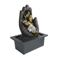 Willow &amp; Silk Hand Buddha 23x18x27cm