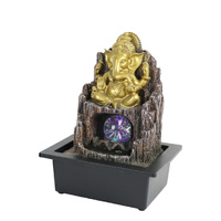 Willow &amp; Silk Wood Ganesha 24x18x27cm