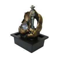 Willow &amp; Silk Poppy Flower 23x18x26cm