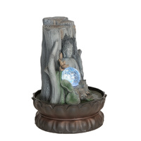 Willow &amp; Silk Branch Buddha 21x21x28cm
