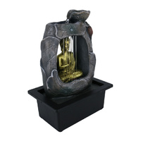 Willow &amp; Silk Raining Zen Buddha 24x18x27cm