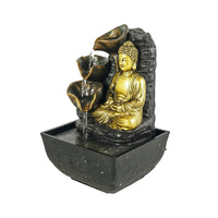 Willow &amp; Silk Auric Buddha Trickle 14x14x18cm